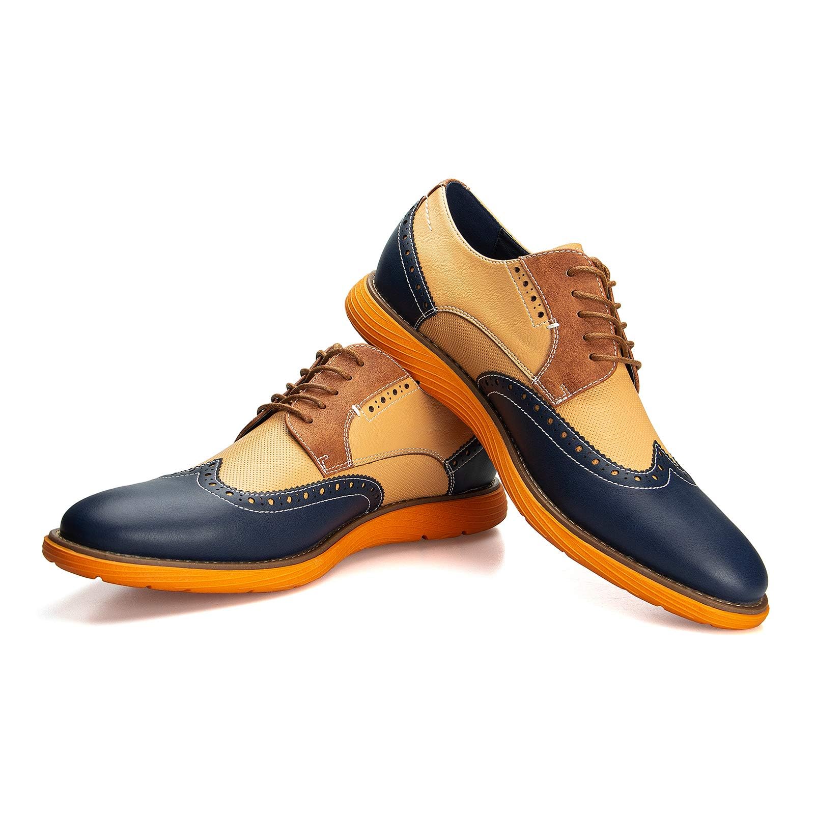 Meijiana Men's Oxford Shoes Dress Shoes Men's Lightweight lace-up Fashion Shoes