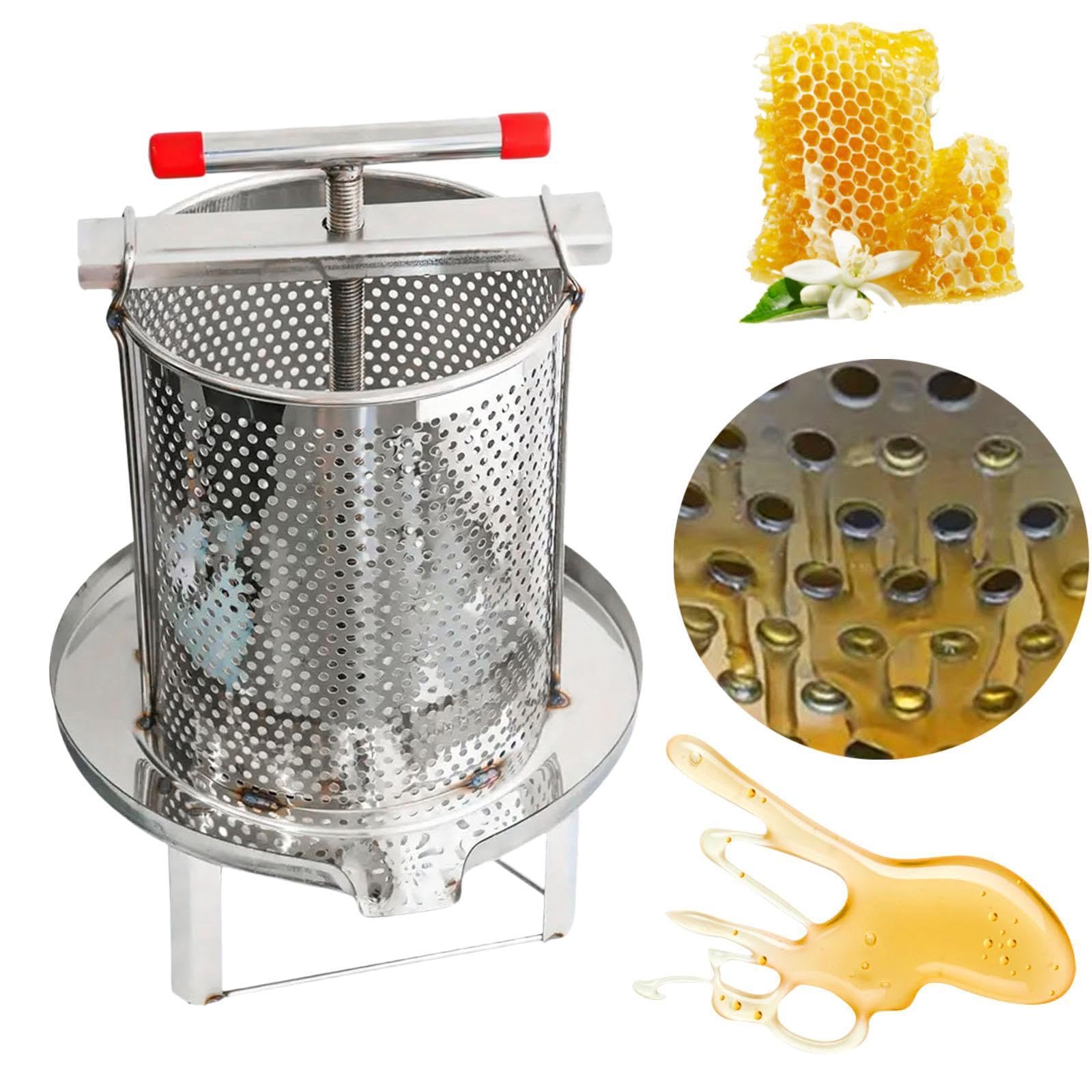 Milageto Miel Pressoir Fruit Juicer Juice Multifonctionnel Fumpling Press Press Équipement d'extraction du Miel pour Parties Cafe Restaurant Home, B