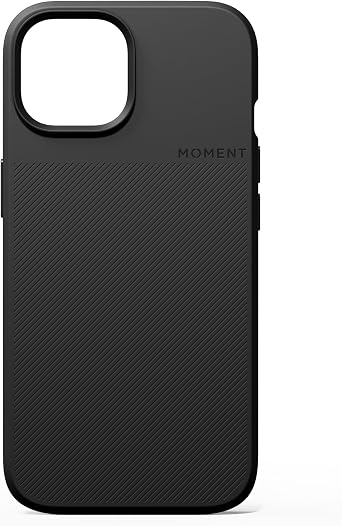 حافظة كاميرا Moment لهاتف iPhone 15 متوافقة مع MagSafe، مزودة بمرشحات QuickLock وحامل قابل للسحب لعدسات سلسلة T، تباع بشكل منفصل [أسود، iPhone 15]