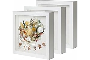 Muzilife Shadow Box Frame with Glass (8x8)