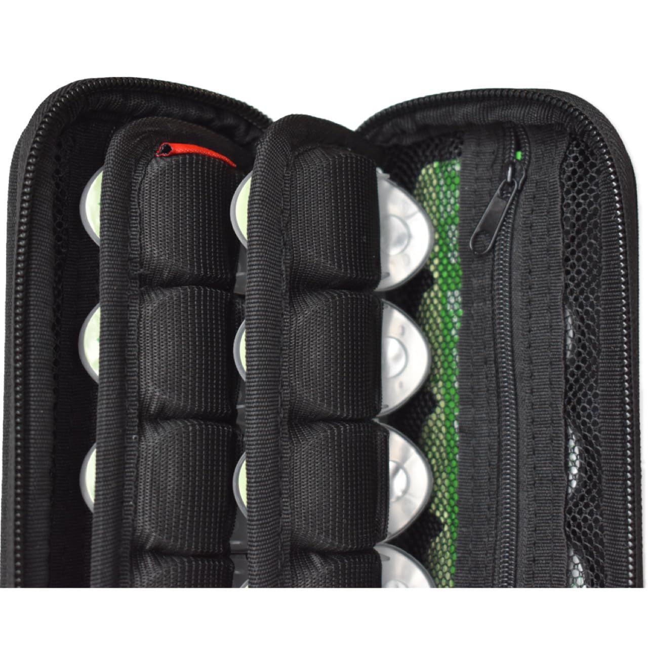 Funda para lentes de contacto, 40 unidades para organización de almacenamiento de viaje con cremallera duradera