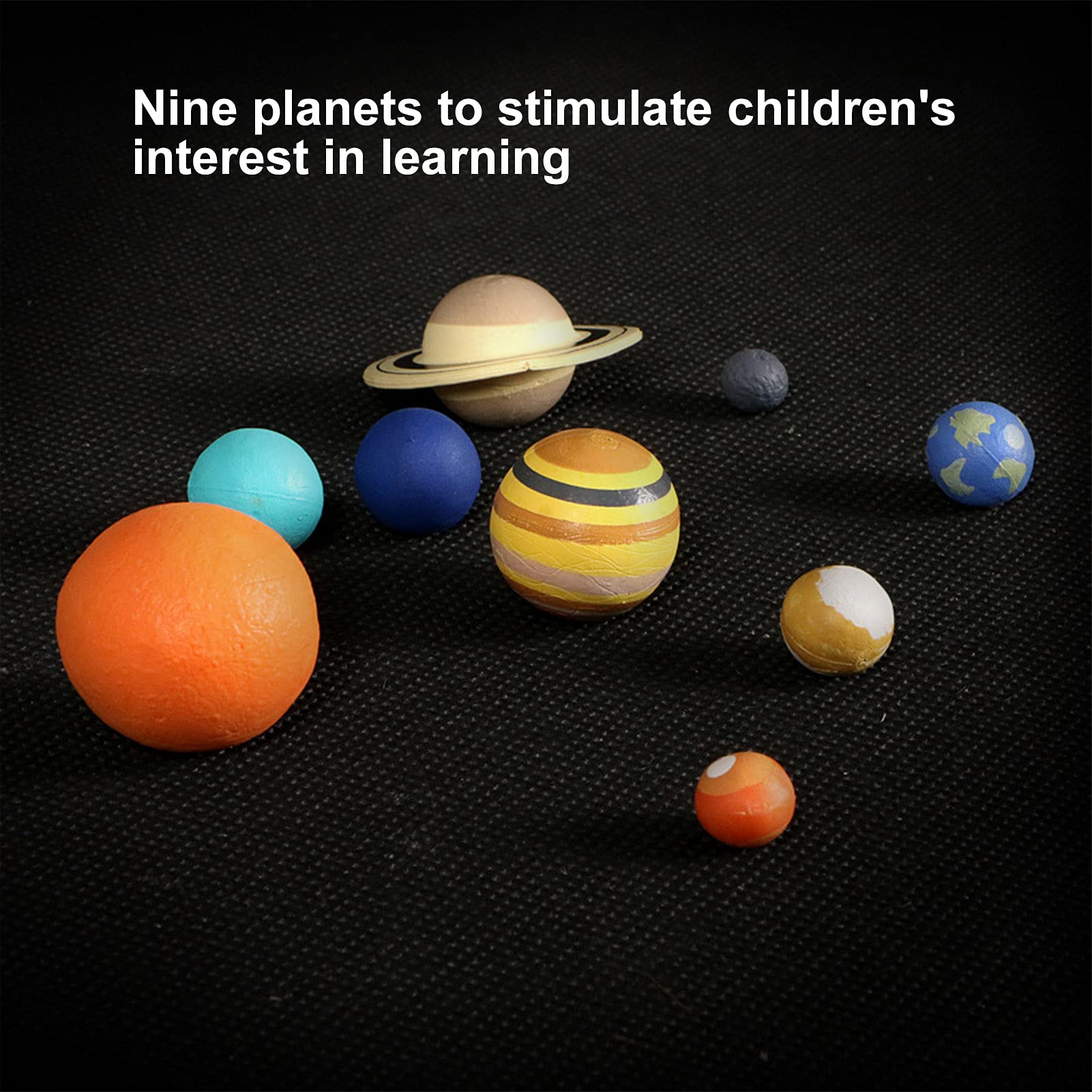 Set Di 9 Pianeti In Vinile Per Bambini – Modello Sistema Solare Didattico, Giocattolo Astronomia Per Scuola E Casa