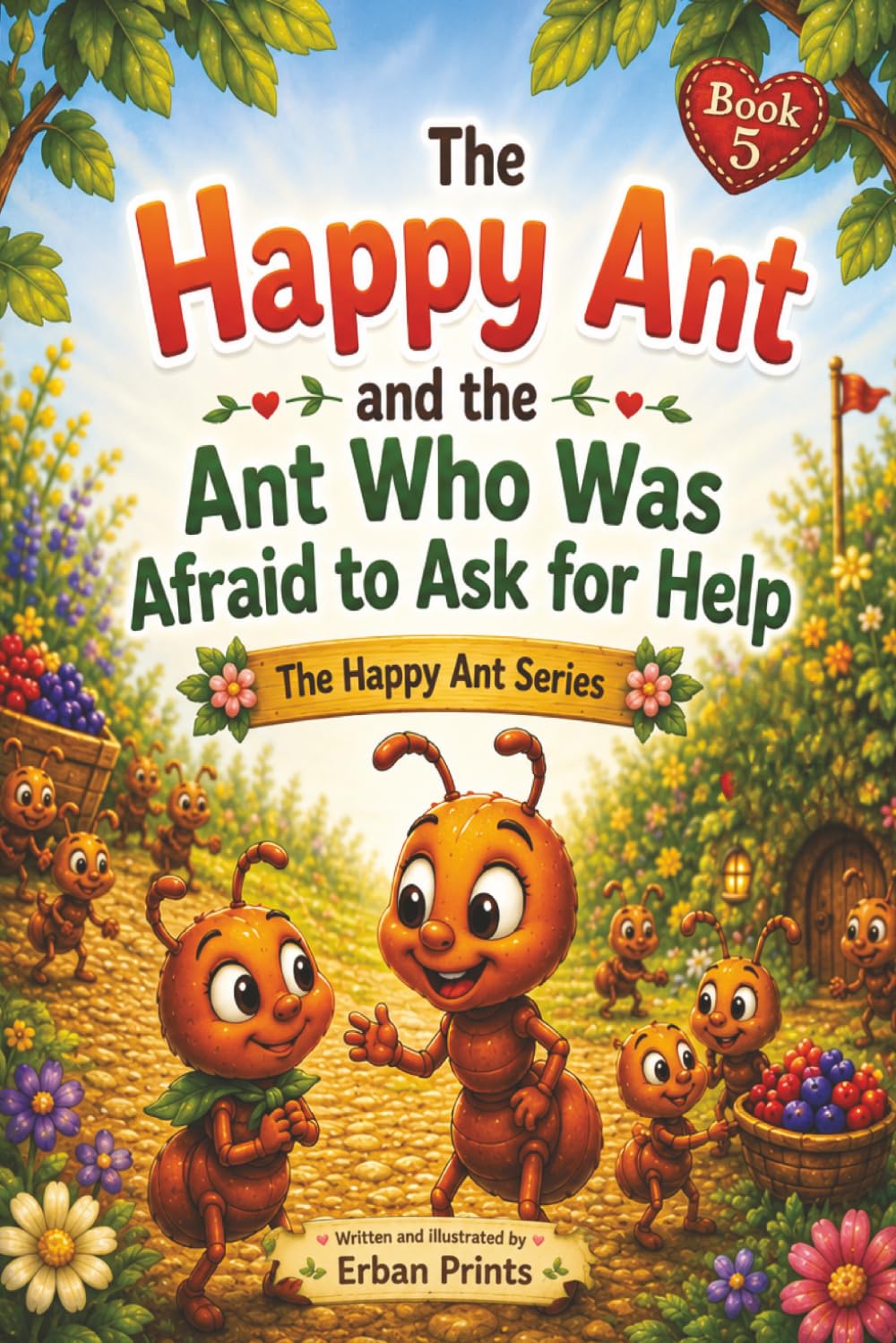 The Happy Ant and The Ant That Was Afraid To Ask For Help: A gentle story about asking for help and helping others (Happy Ant Adventure Stories)