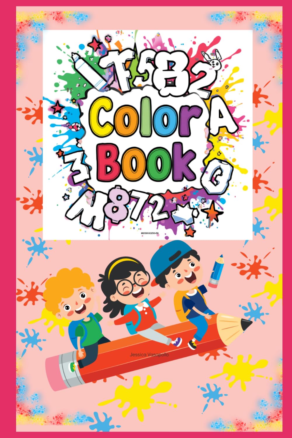 Color book: racing Numbers and Alphabet Letters for Preschool Kids | Handwriting Practice Workbook for Ages 3–6
