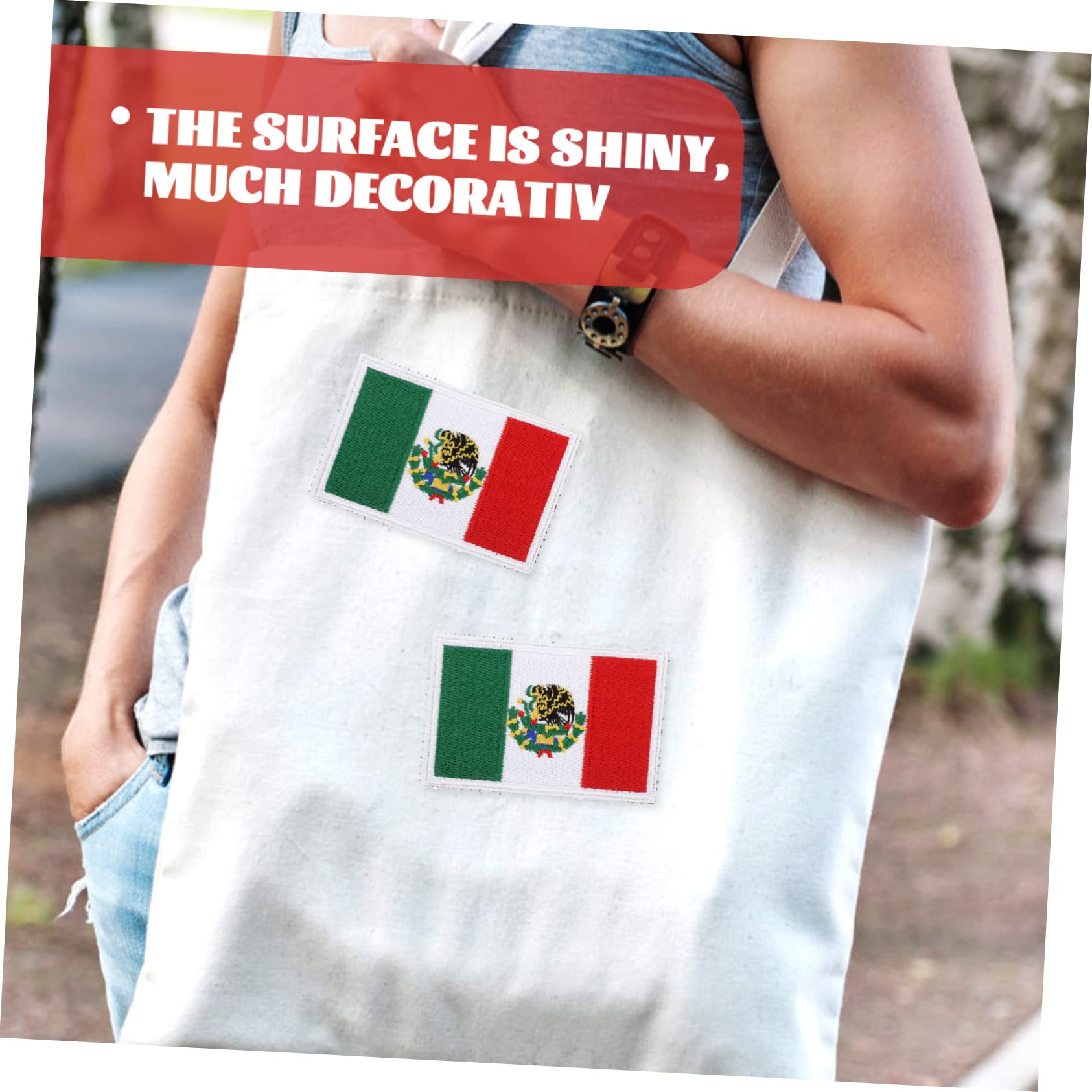 25pezzi Toppe Termoadesive Bandiere Per Abbigliamento e Accessori Decorazioni Per Borse e Scarpe Per Riparazioni e Decorazioni Te