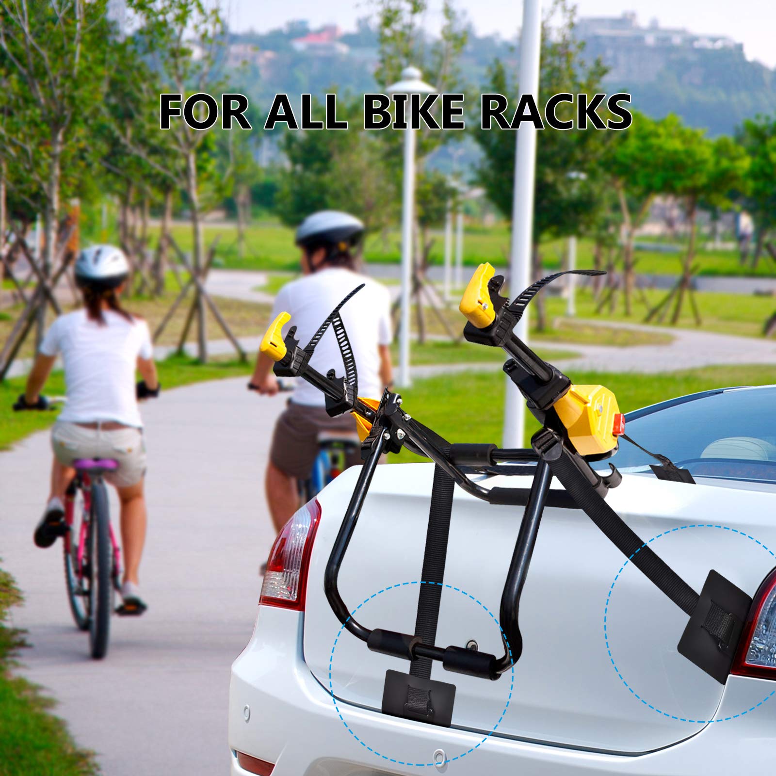 Snapklik.com : 8 Packs Car Scratch Protectors For Trunk Bike Rack, Bike ...