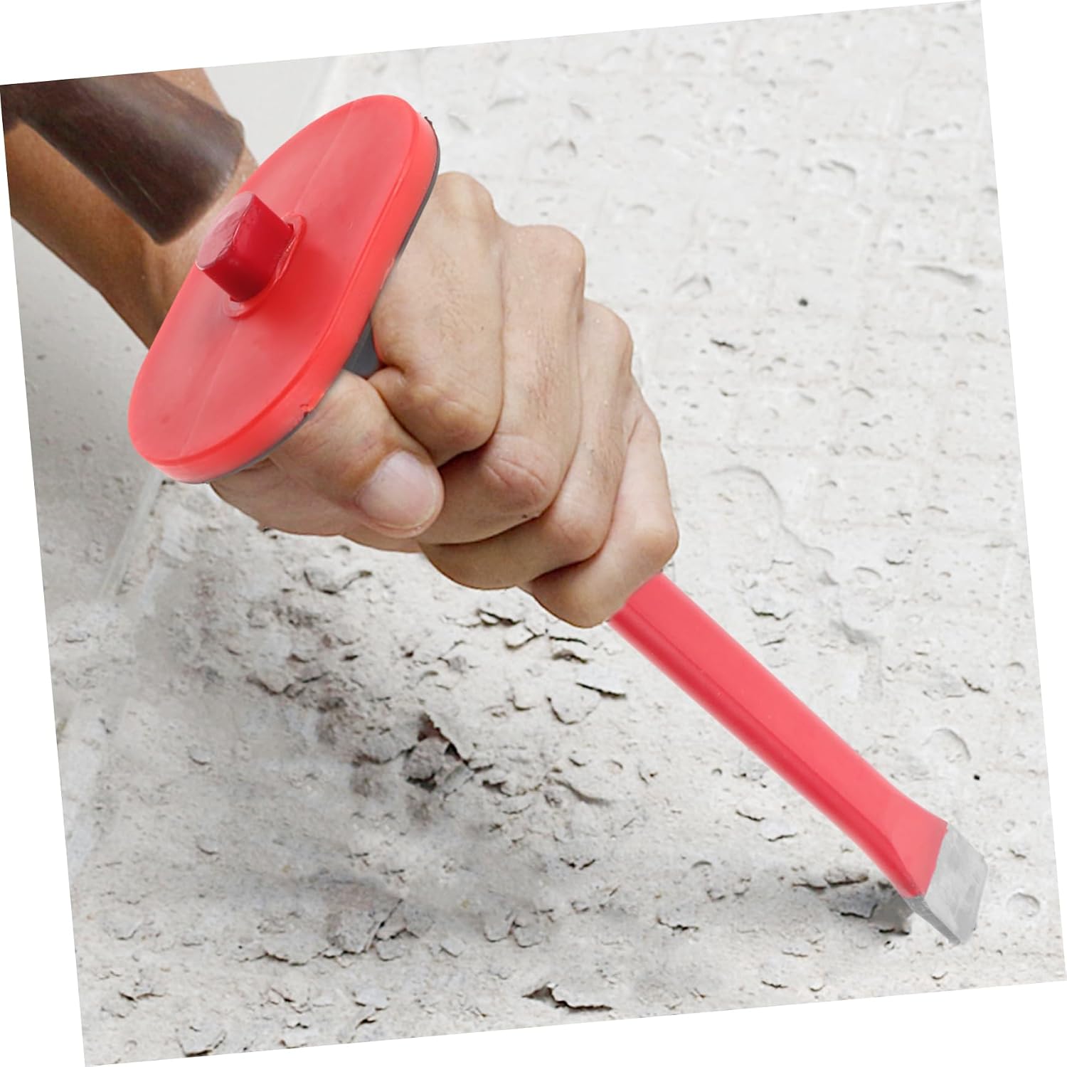 Heavy Duty Concrete Chisel Flat Pointed Masonry Tools Demolishing Chisel Hand Guard