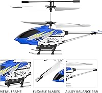 Vista 6 de Cheerwing Helicóptero de control remoto U12 con retención de altitud, mini helicóptero RC para adultos y niños, una tecla de despegue/aterrizaje y 2