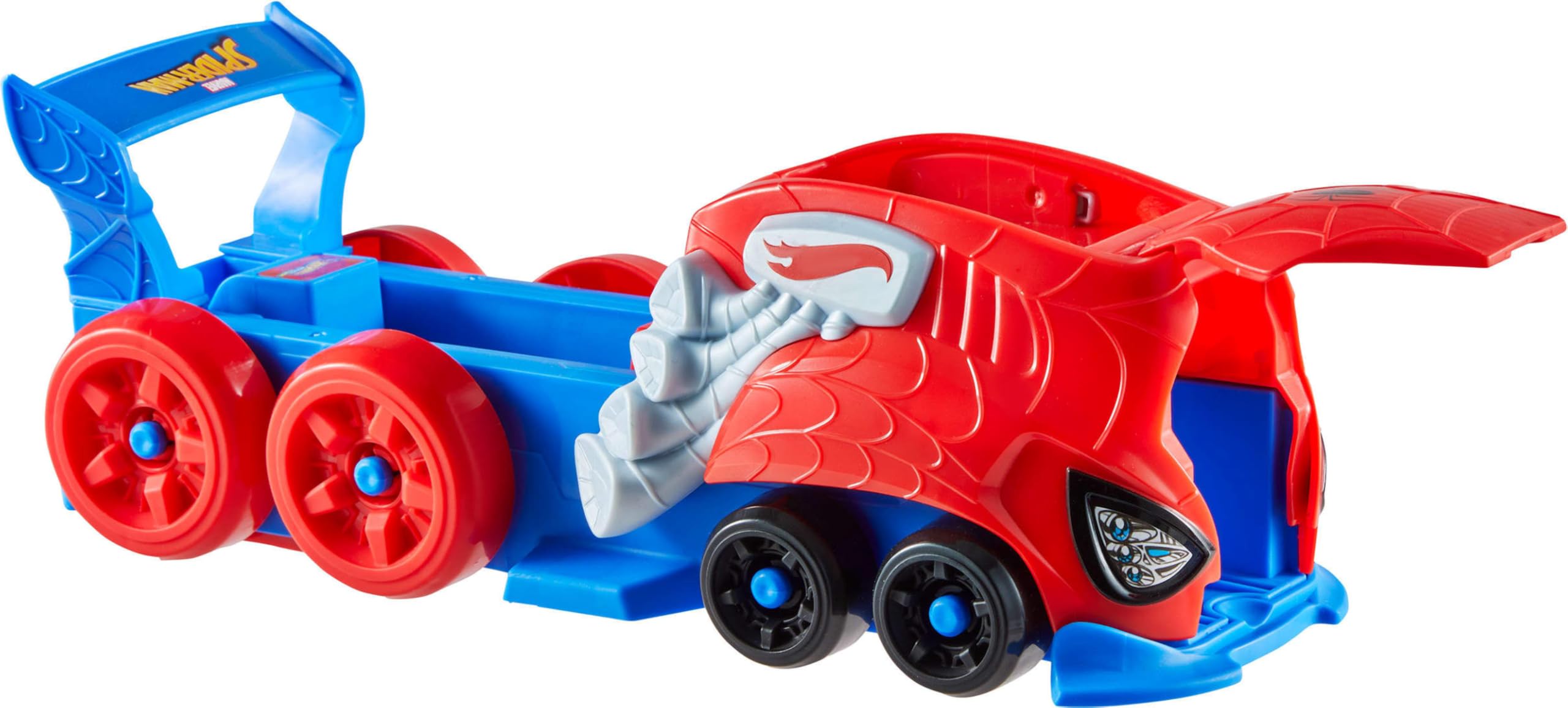 Amazon.com: Hot Wheels Toy Car Track Set, Spider-Man Large-Scale