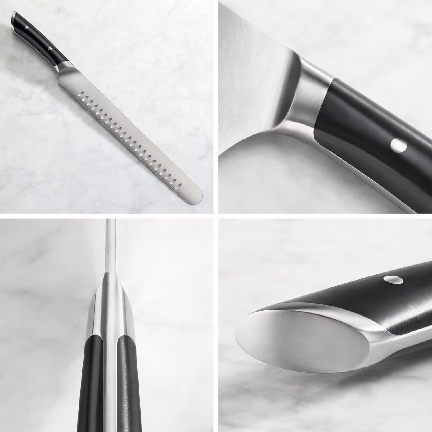 Cangshan HELENA Series 11-Inch Slicing/Carving Knife, Forged German Steel, Black, 502360