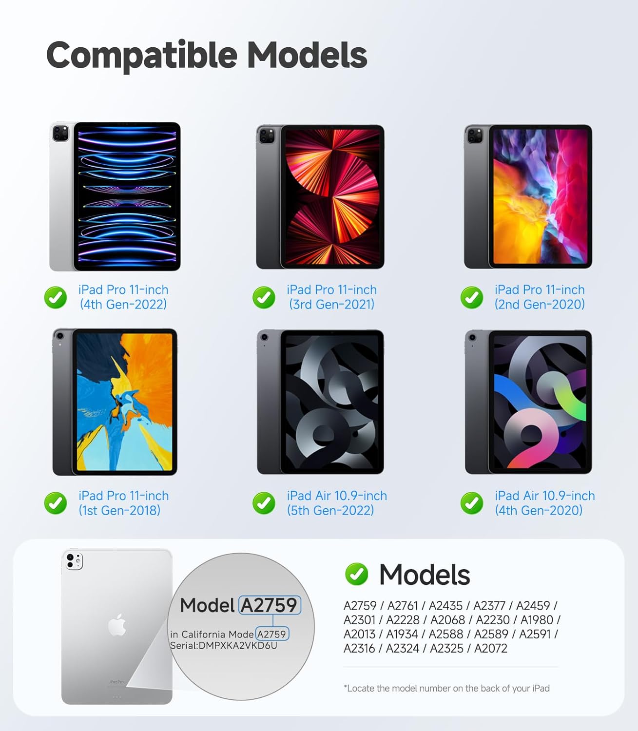 iGluz 2 Pack for iPad Pro 11"(4th 3rd 2nd 1st Gen) iPad Air 10.9"(5th 4th Gen) 9H+ Tempered Glass Screen Protector with Easy-Install Box[12FT Military Grade Shatterproof] HD Clarity,Scratch Resistant - Image 3