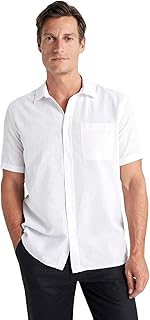 قميص بأكمام D4497AX قصيرة ورقبة بولو وقصة عادية للرجال، من ديفاكتو