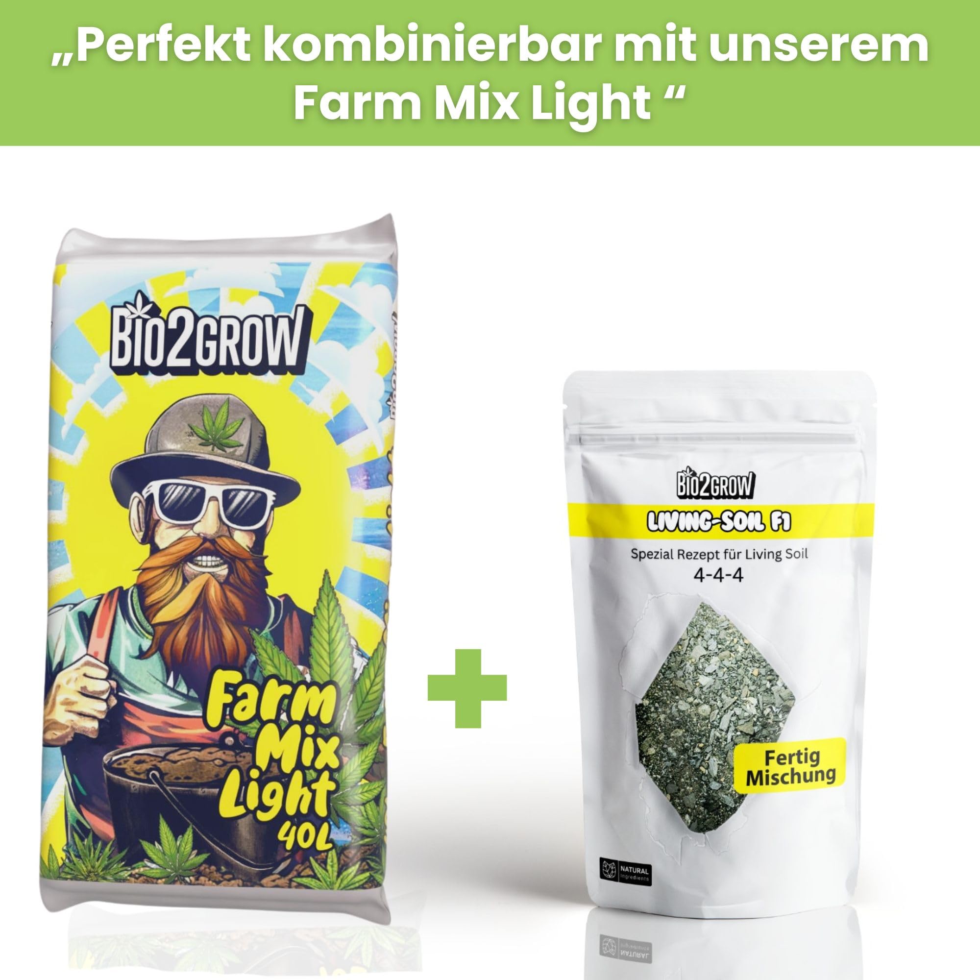 Living Soil F1 Dünger 2,4KG Organischer Bodenaktivator für lebendige Erde