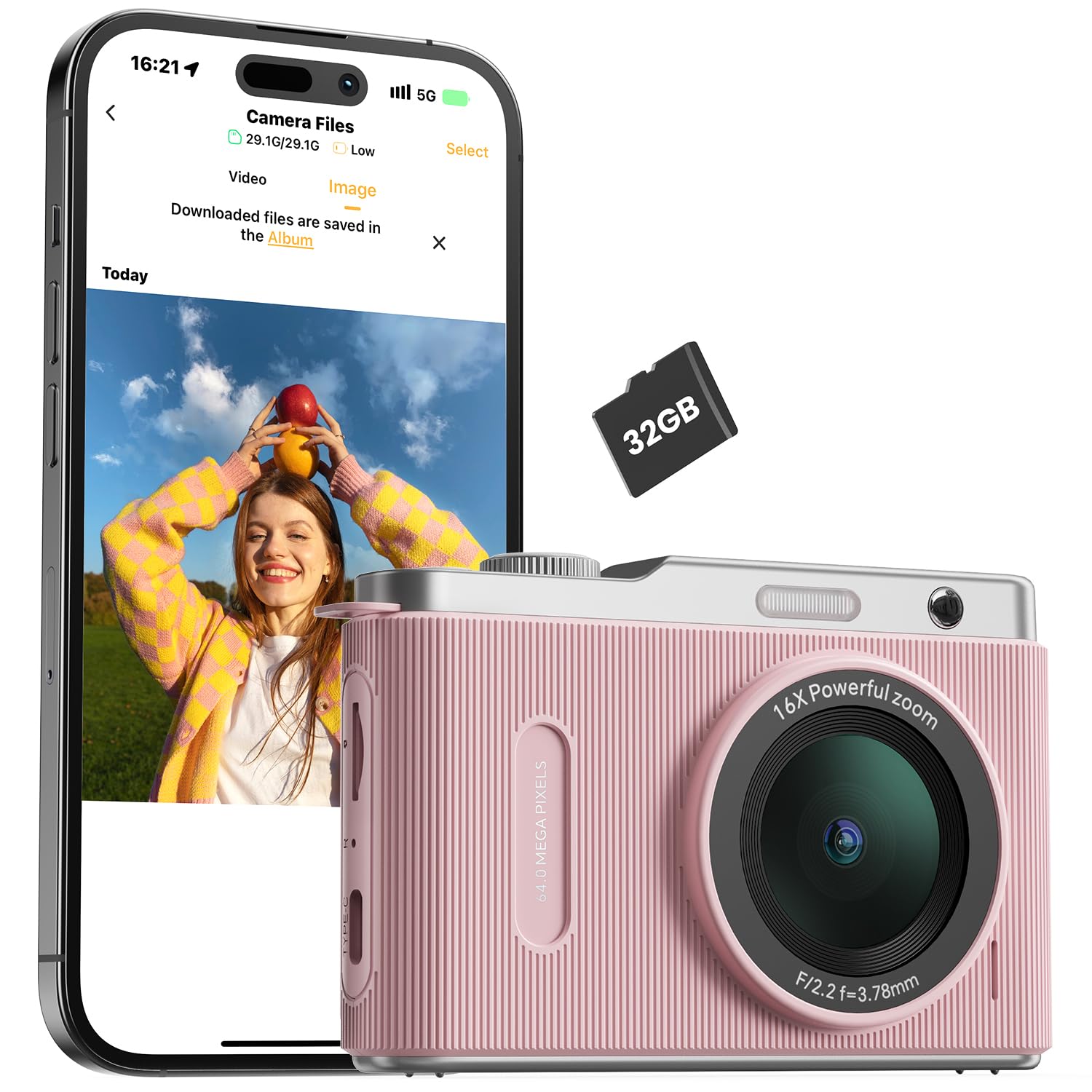 64MP Dual Lens Kids Camera