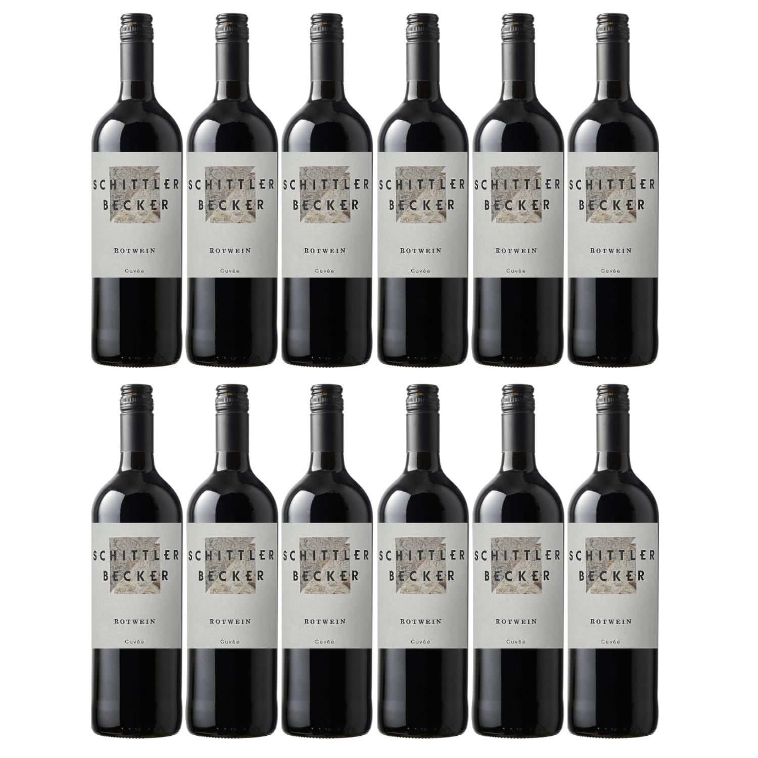 Schittler-Becker Rotwein Cuvée Rotwein süß Deutschland 1,0 Liter inkl. FeinWert E-Book (12 x 1l)