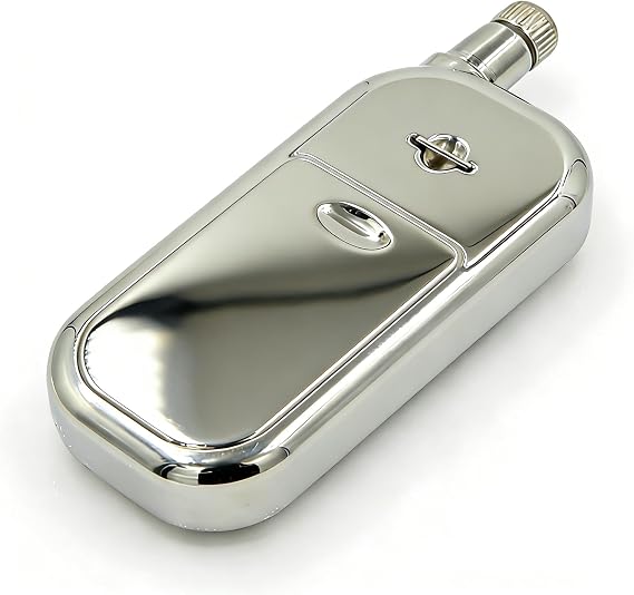304 Stainless Steel Cell Phone Flask with Funnel