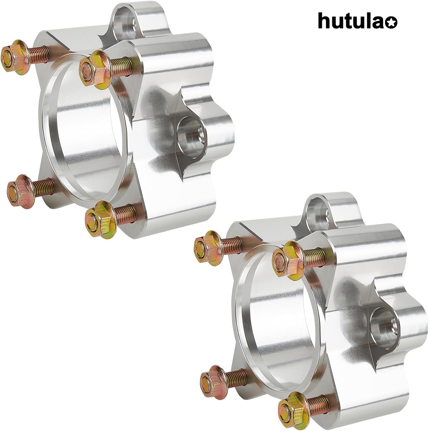 ATV Banshee, Raptor 125, 250, 350,660, 700, Warrior, for YFZ 450 YFZ 450R 4/115 Rear Wheel Spacers (adds 4 inches of width)