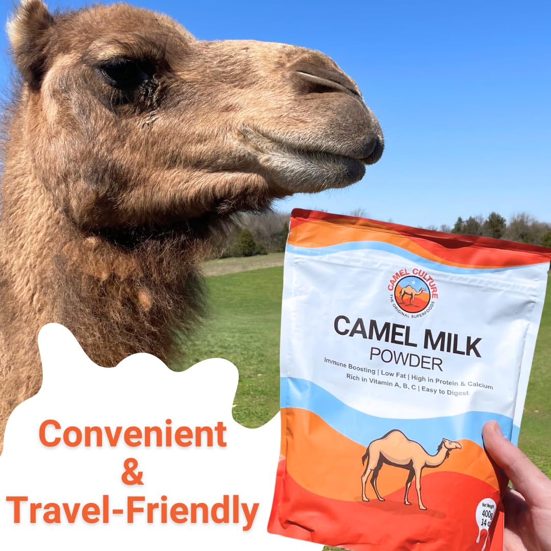 Camel Culture Dry Camel Milk Powder - 400g Low Lactose Dairy Alternative For Smoothies & Recipes