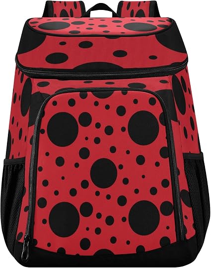 Amazon.com: xigua Mochila enfriadora con textura de mariquita de 30 latas,  a prueba de fugas, con aislamiento de gran capacidad, para picnic,  senderismo, camping, pesca : Deportes y Actividades al Aire Libre