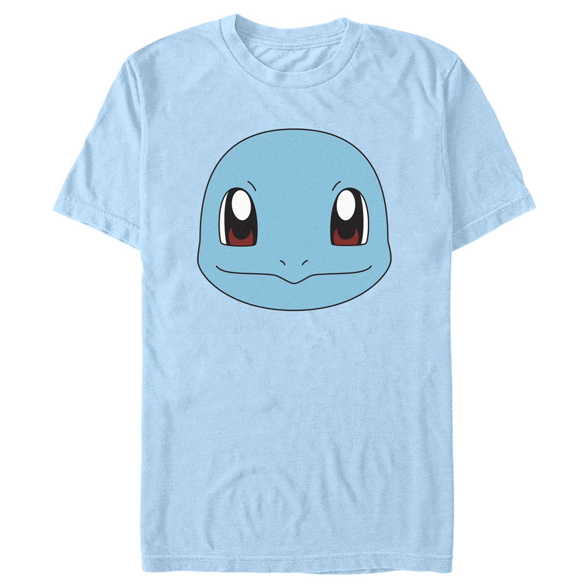 Fifth Sun Pokemon Squirtle Big Face Young Men's Short Sleeve Tee Shirt