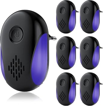 2025 Upgraded Ultrasonic Pest Repeller,mice repellent for Plug-In,Bug Repellent for Indoor Pest Control for Mice, Mosquitoes, Spiders, Cockroaches, Ants, Flea, Vermin Harmless to Pets and Human