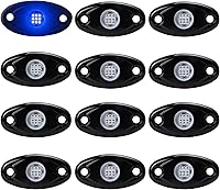 Vista 12 de 12 cápsulas de luces LED moradas de neón para auto, camión, ATV, SUV, luz trasera para vehículos