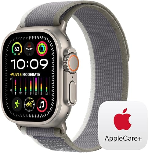 Miniatura 14 de Apple Watch Ultra 2 [GPS + Celular 49mm] Smartwatch con caja de titanio resistente y correa Alpine Loop Indigo Mediana. Rastreador de actividad, GPS