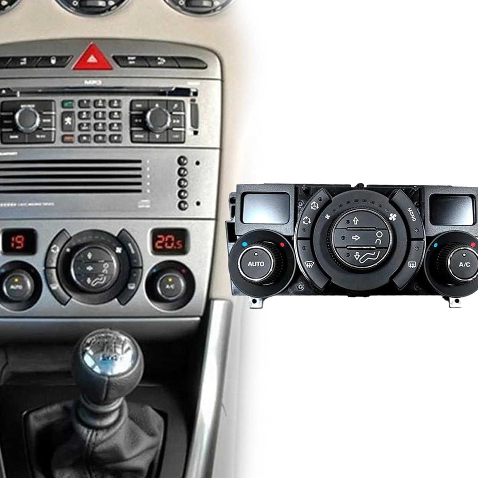 Modulo temperatura interruttori controllo condizionata sensibilità efficienza energetica per unità controllo HVAC per veicoli 408 308CC RCZ 3008