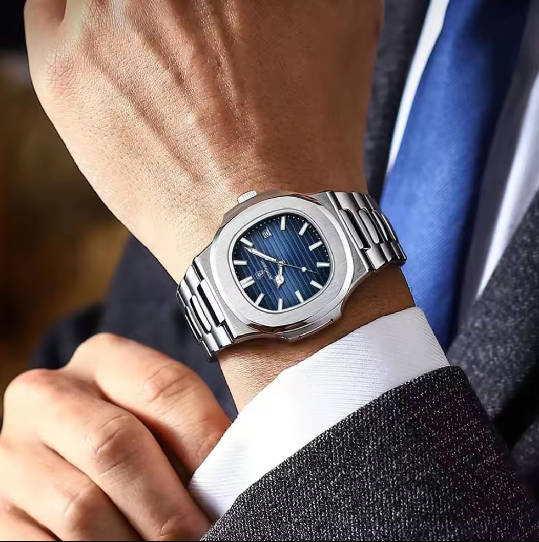 Relógio Poedagar P613B AZUL – Relógio Masculino de Luxo Original, Pulseira de Aço Inoxidável, Com Calendario, Quartzo, À Prova d’Água – Estilo Executivo em promoção! Veja a oferta e mais achadinhos de Relógios de pulso 5 Hoje é o melhor dia para comprar Relógio Poedagar P613B AZUL – Relógio Masculino de Luxo Original, Pulseira de Aço Inoxidável, Com Calendario, Quartzo, À Prova d’Água – Estilo Executivo com aquele preço maroto! Promoção! Aproveite a oferta! 5