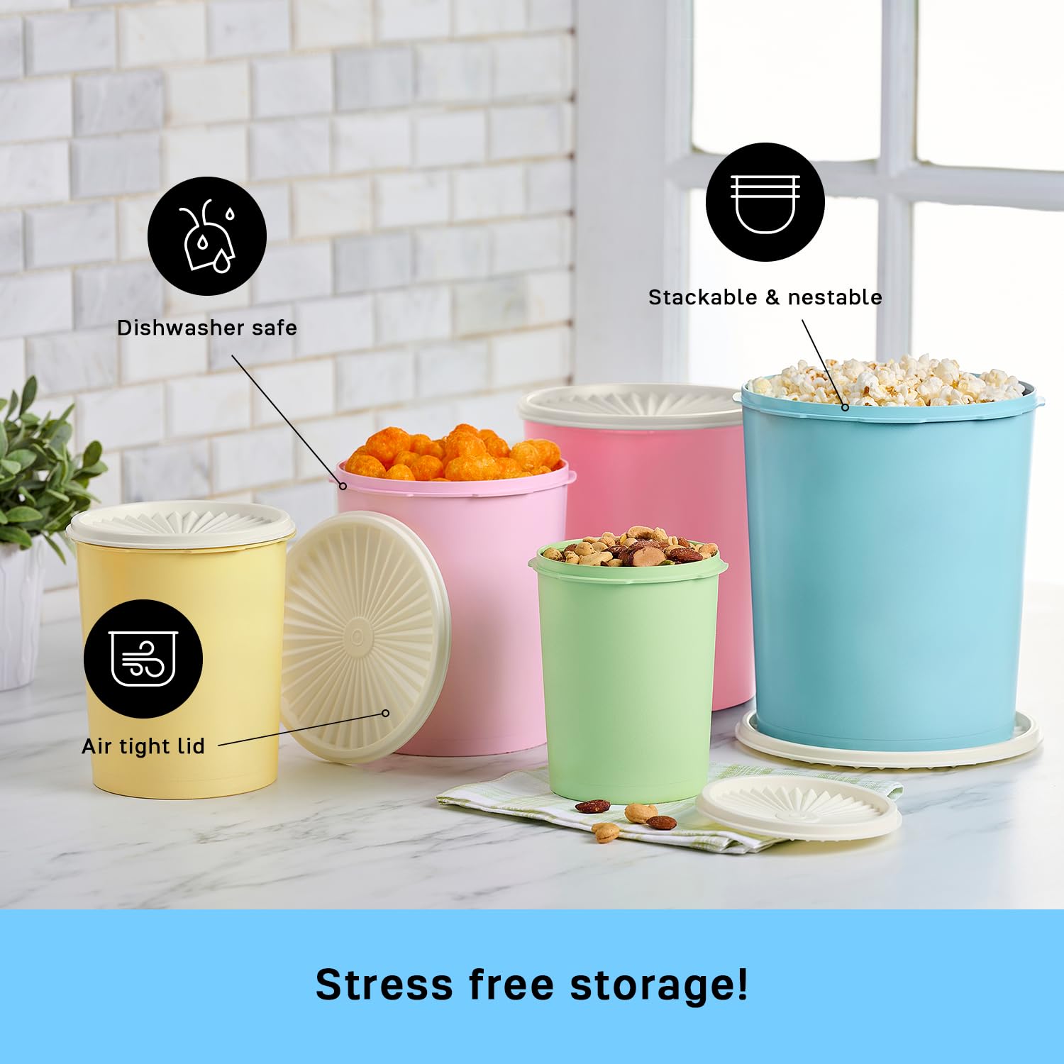Amazon|Tupperware Heritage Collection 入れ子キャニスター10点 Amazon|Tupperware Heritage Collection 入れ子キャニスター10点