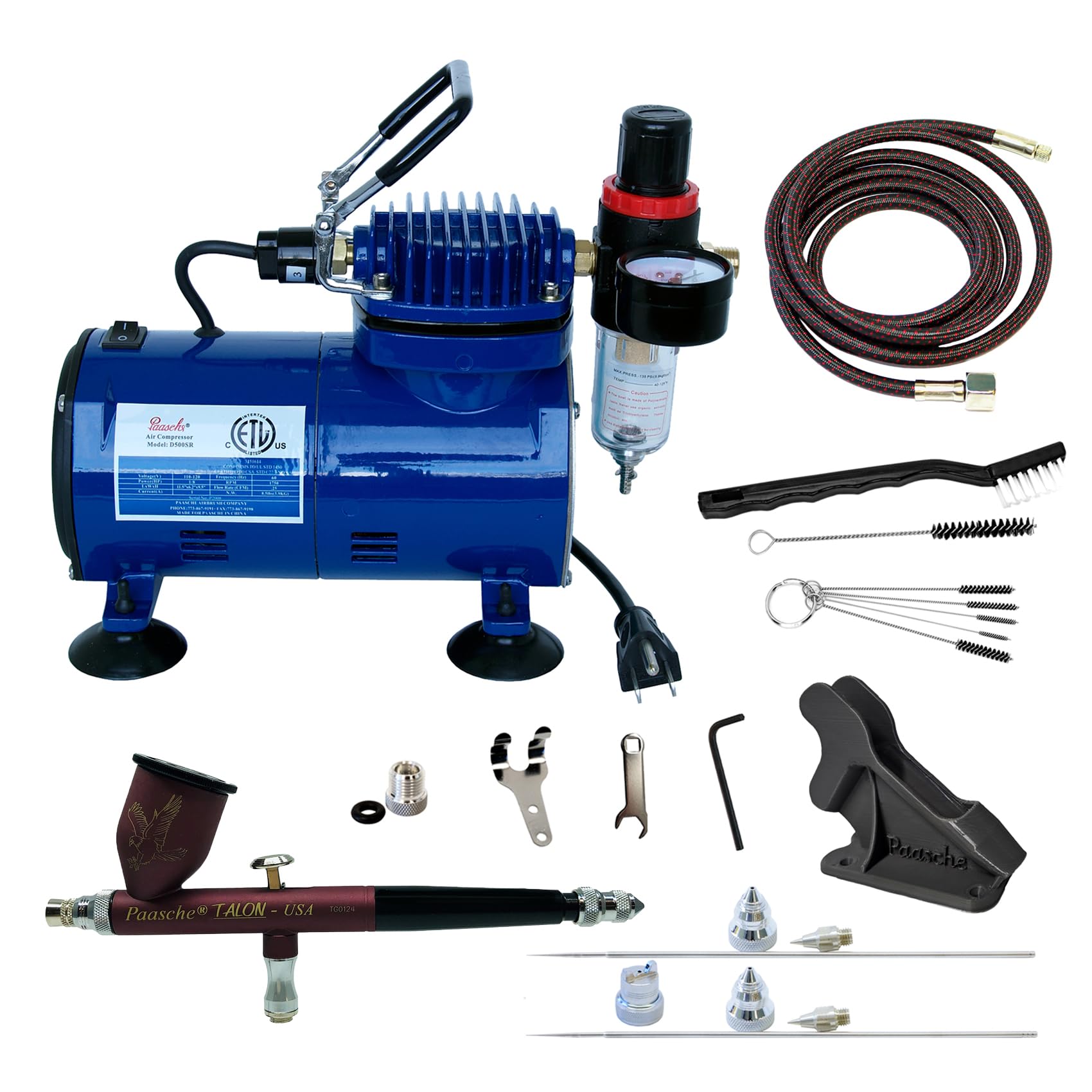 Paasche TG Airbrush Cranberry Frost pistolet peinture aérographe double action