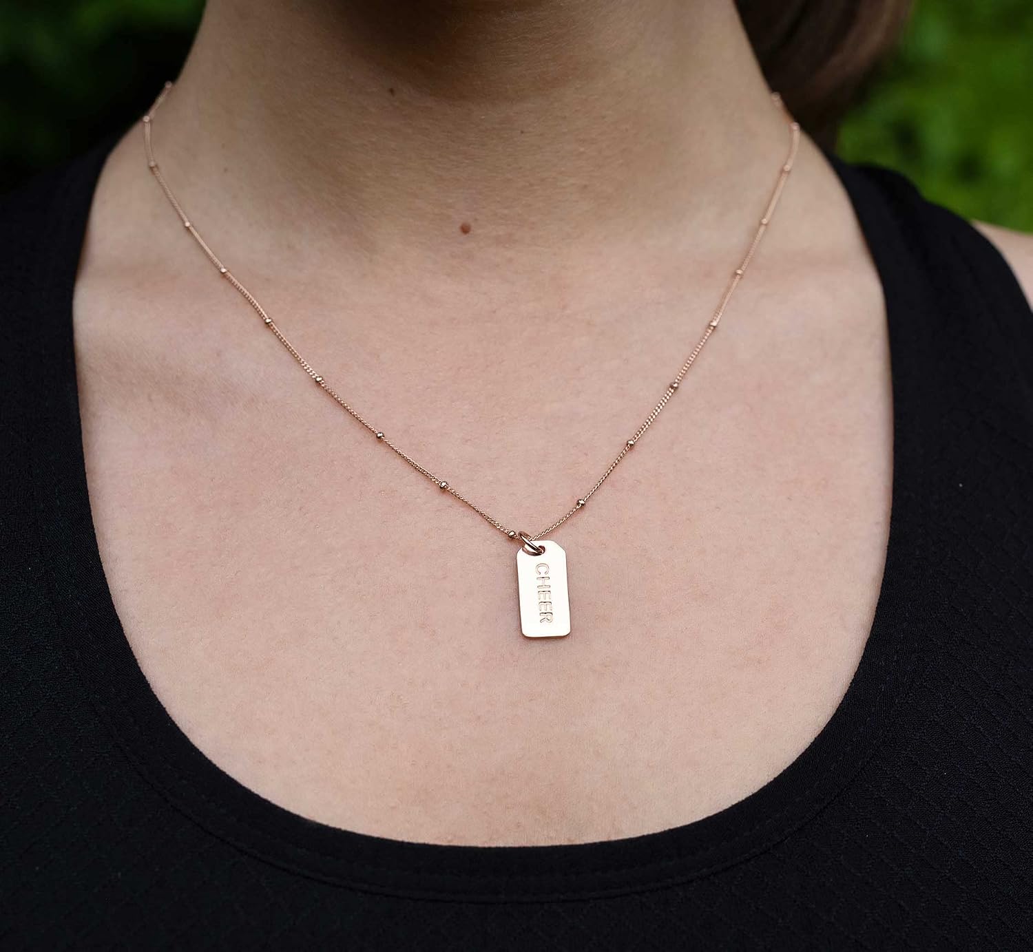 Chelsea Charles Dance and Cheer Reversible Charm Necklaces