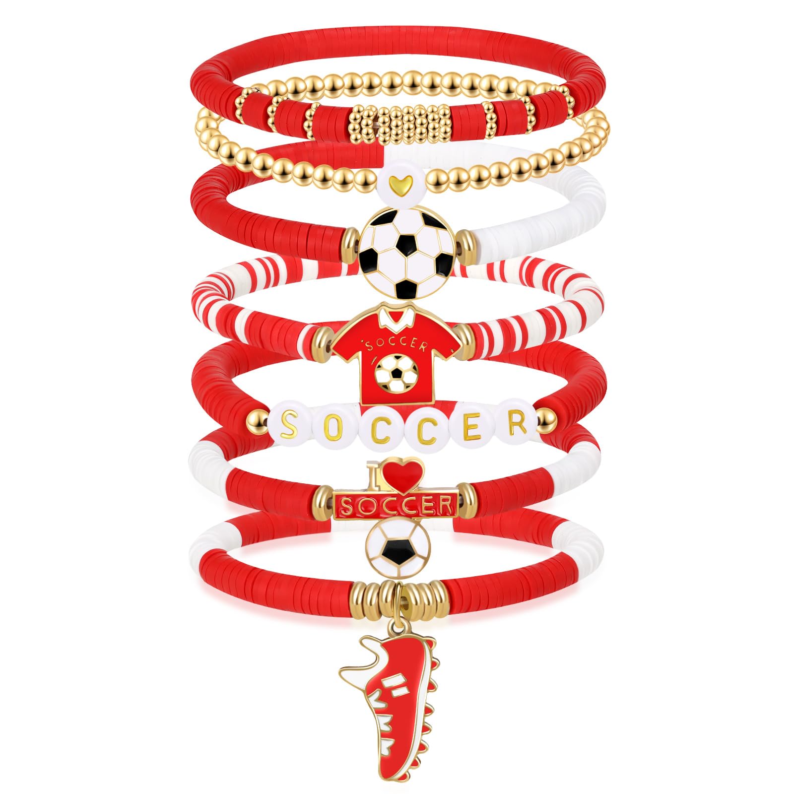 Joyline Women’s Soccer Charm Bracelet - jewelry and watches | Mubboo