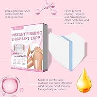 Vista 5 de Bosisi Thigh Lift Tape,Leg Antifrlc Tion Stickers, 2025 New Transparent Anti-Friction Patch,Thigh Lift Tape Transparent,Anti-Chafing Skin liftingand