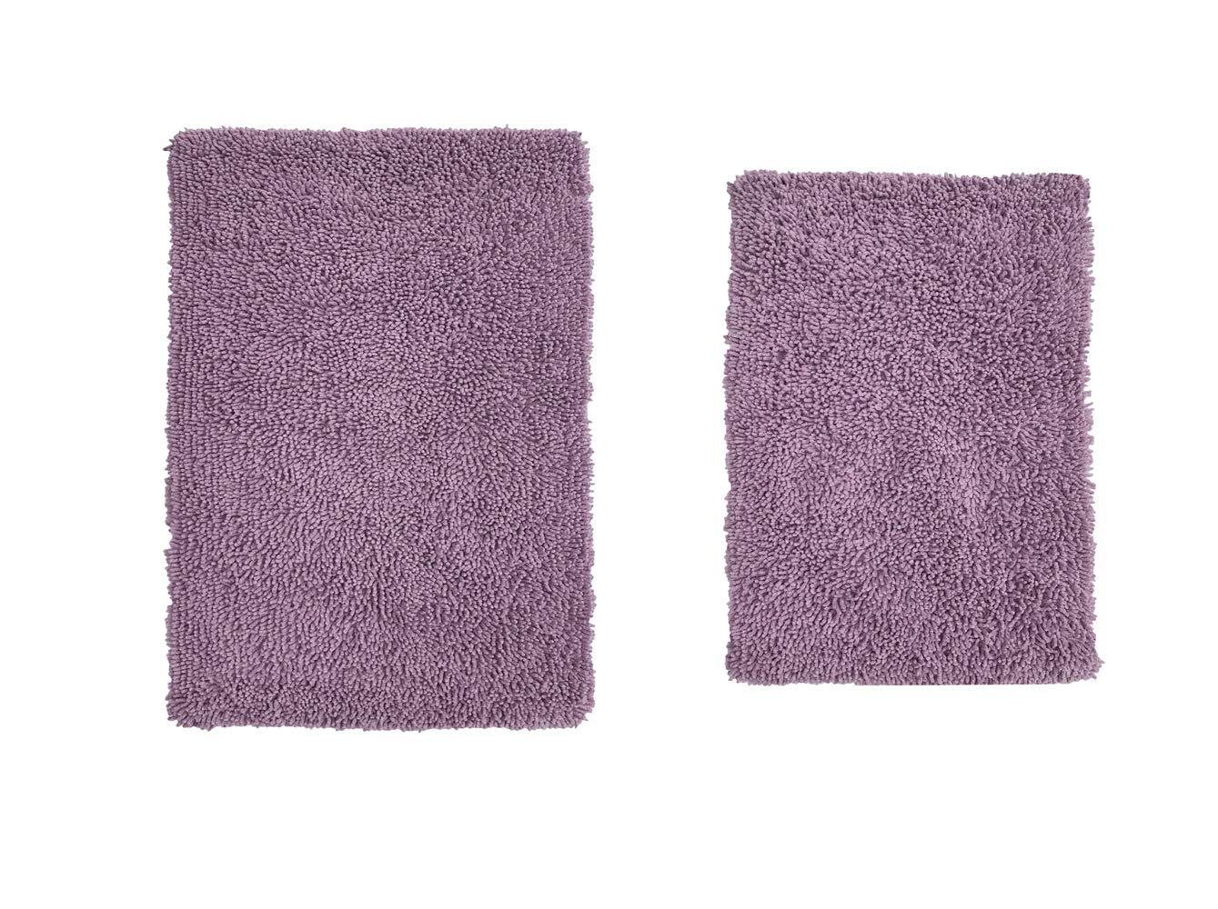 Home Weavers Inc. Fantasia Bath Rug, 2 pc 17 X 24/21 X 34 - Purple