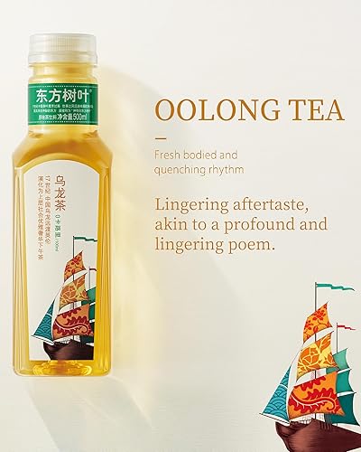 Miniatura 9 de ORIENTAL LEAF Té helado sin azúcar - Té Oolong embotellado, botellas de 16.9 onzas líquidas (paquete de 15), bebidas de té preparadas, sin azúcar, 0