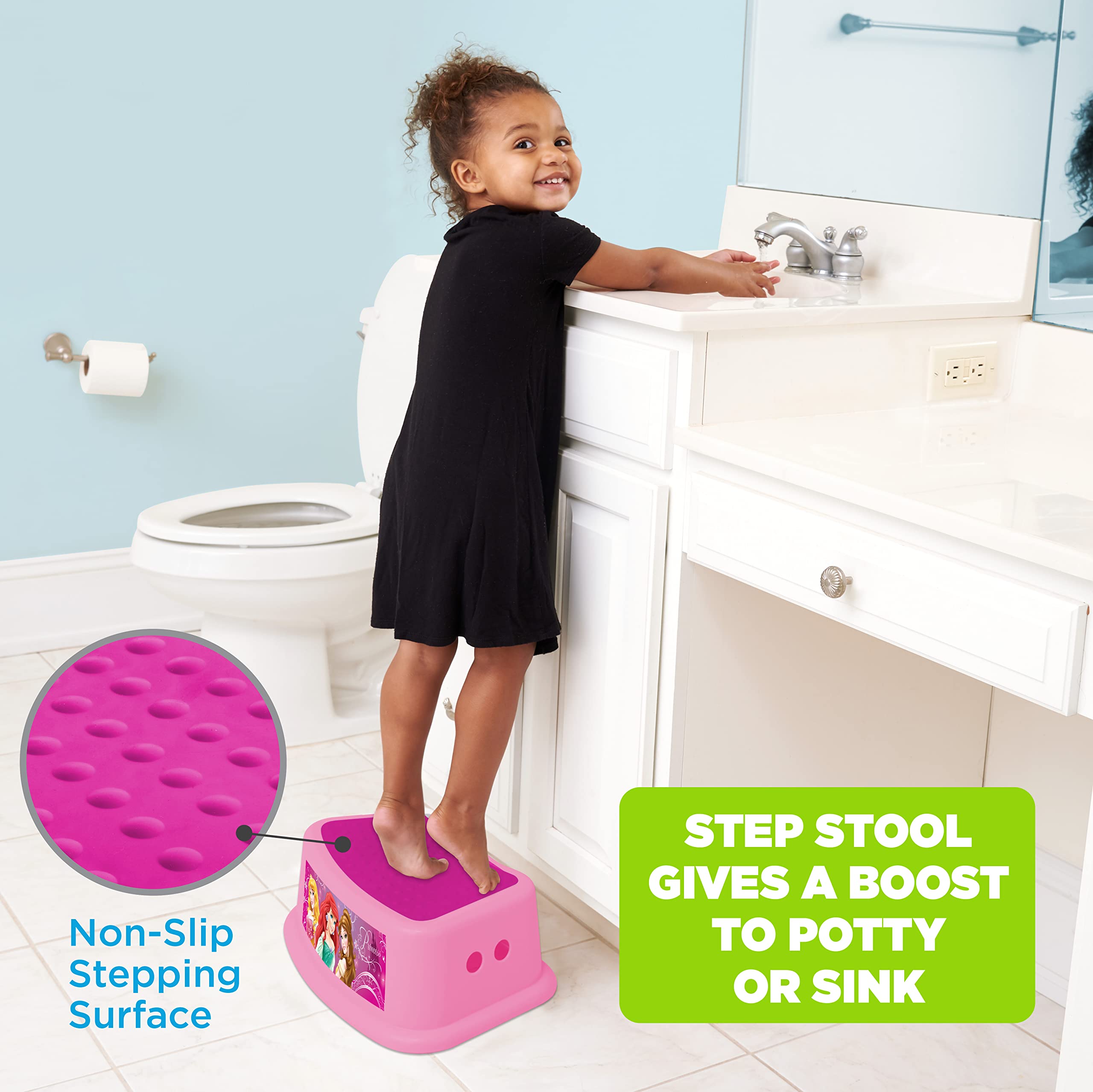 Buy Disney Princess Kid's Toilet Training Combo Kit Contour Step