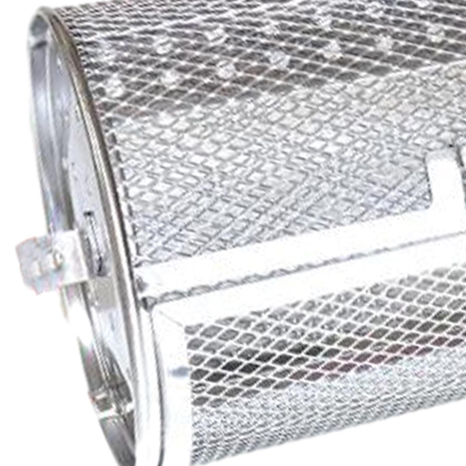 MagiDeal Rôtisserie gril torréfacteur tambour four cuisson rotatif cacahuète café torréfacteur tambour pour la cuisson de noix séchées BBQ
