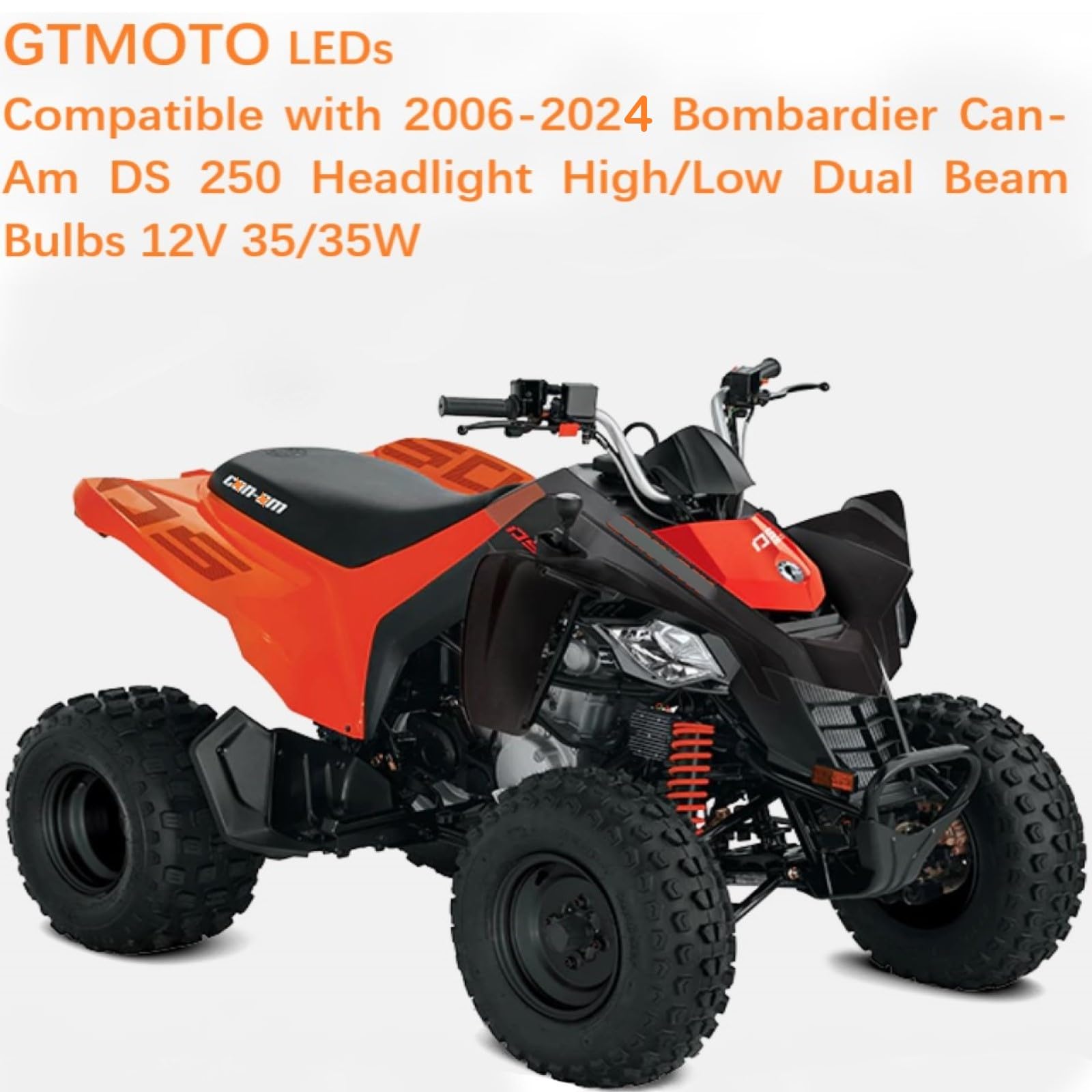 Super Bright 32000LM Hi-Low LED Headlight Bulbs – For Can-Am Outlander 570 (2018-2023) 2 thumbnail image