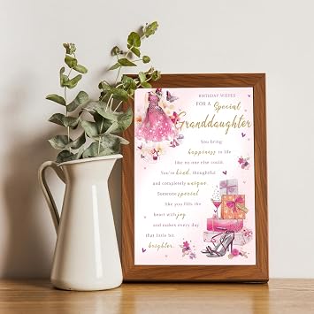 Granddaughter Birthday Card