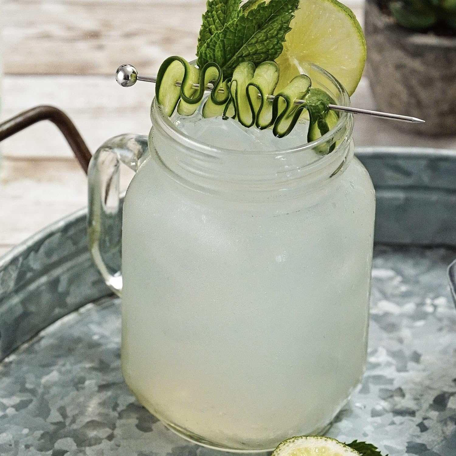 Owen’s Craft Mixers | Cucumber Mint 8 Pack 750ml | Handcrafted in the USA with Premium Ingredients | Vegan & Gluten-Free Soda Mocktail and Cocktail Mixer
