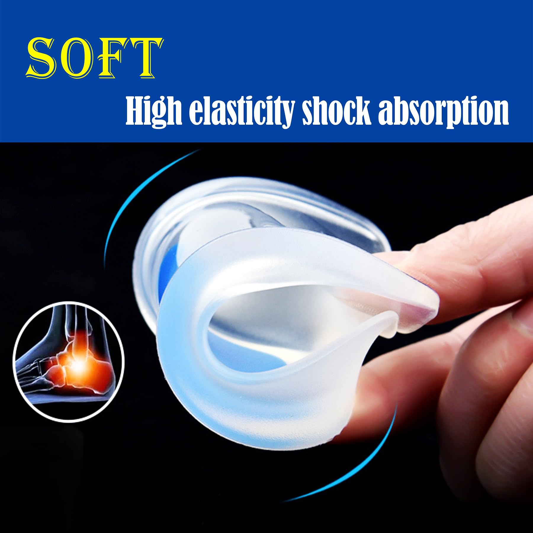 Shoe Kidsole Heel Cups Silicone Gel Heel Heel Cups Walmart KidSole