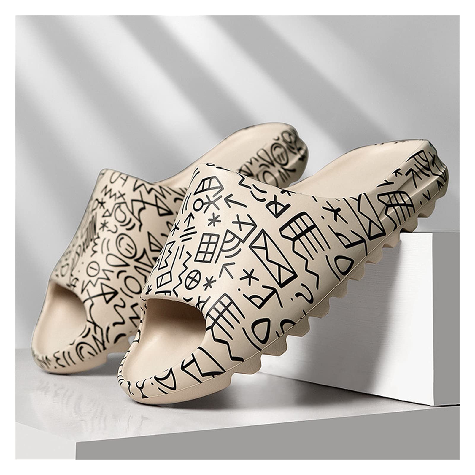 yeezy slides graffiti