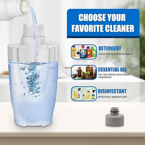 Miniatura 2 de Papclean Botella de repuesto de 14.9 fl oz para papclean 14.9 fl oz, depósito recargable de gran capacidad, sin fugas, solo para Papclean