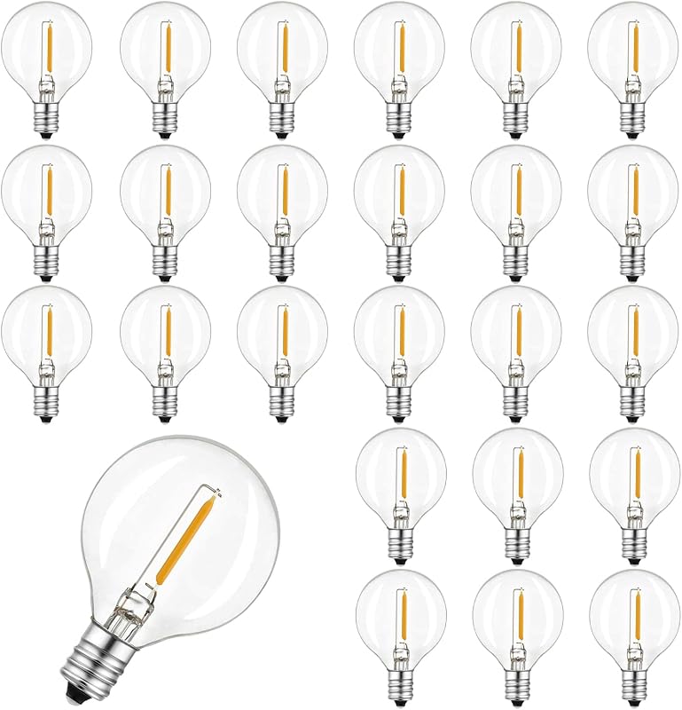 Thokono G40 LED izzó 25db meleg fehér E12 foglalat IP44 vízálló kerthez