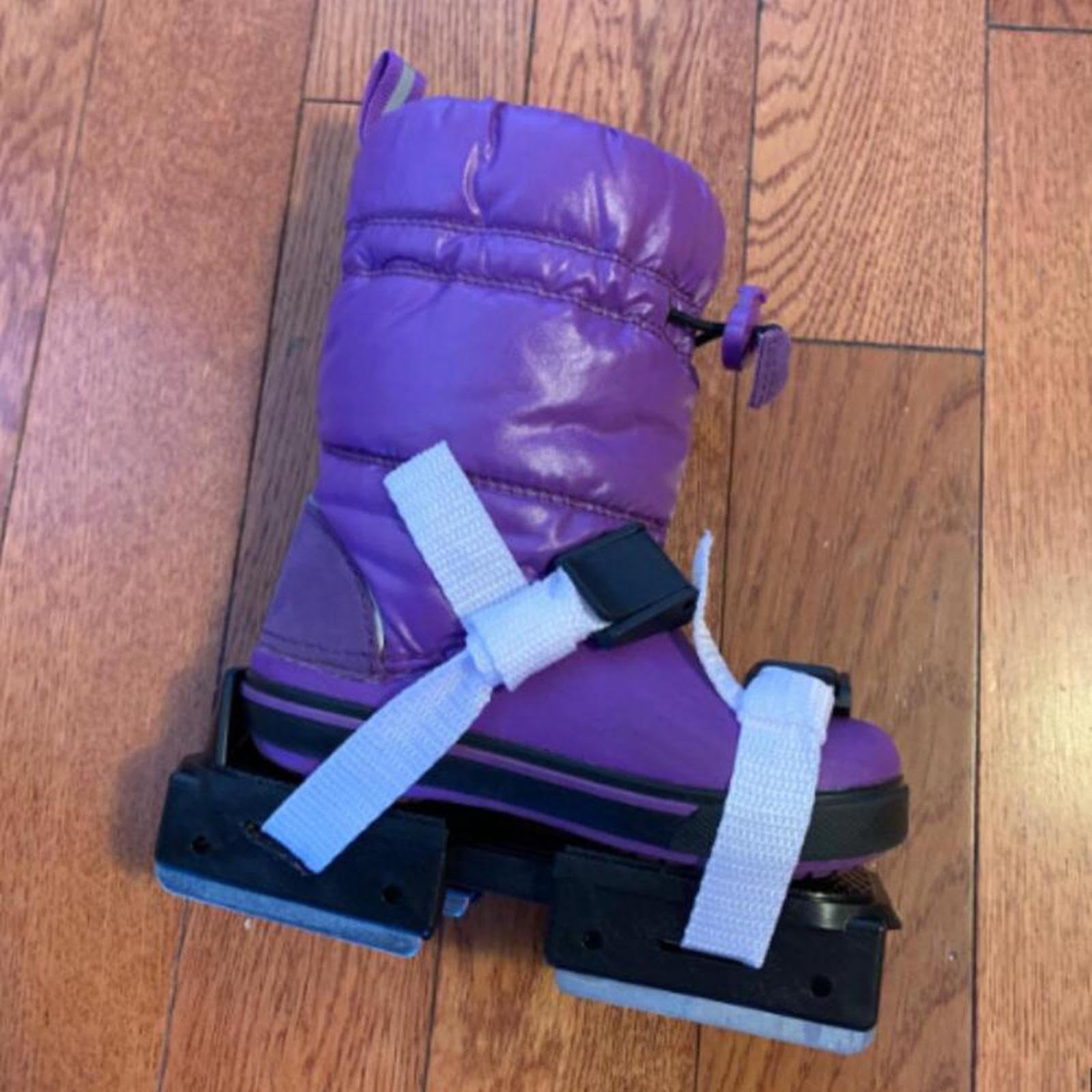 Patins à glace réglables pour tout-petits pour jeunes débutants, garçons et filles, bleu, 21,5 x 6 x 6,3 cm