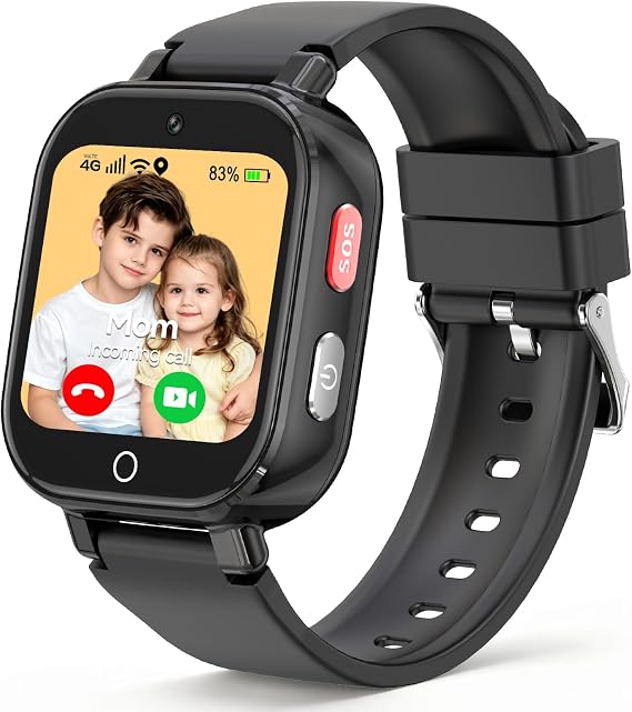 Berilona Montre 4G Étanche IP68 avec Appels Vidéo
