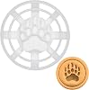 Bear Paw Print Cookie Cutter 1 Piece