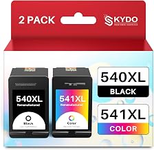 540XL 541XL PG540 CL541 Cartridges Compatible with Canon Printer Cartridges PG-540XL CL-541XL 540 541 Multipack for Canon TS5150 TS5151 TS5100 MG3650S MG3650 MG3550 MX525 MG31 50 50 MG250 (Black, Colour)