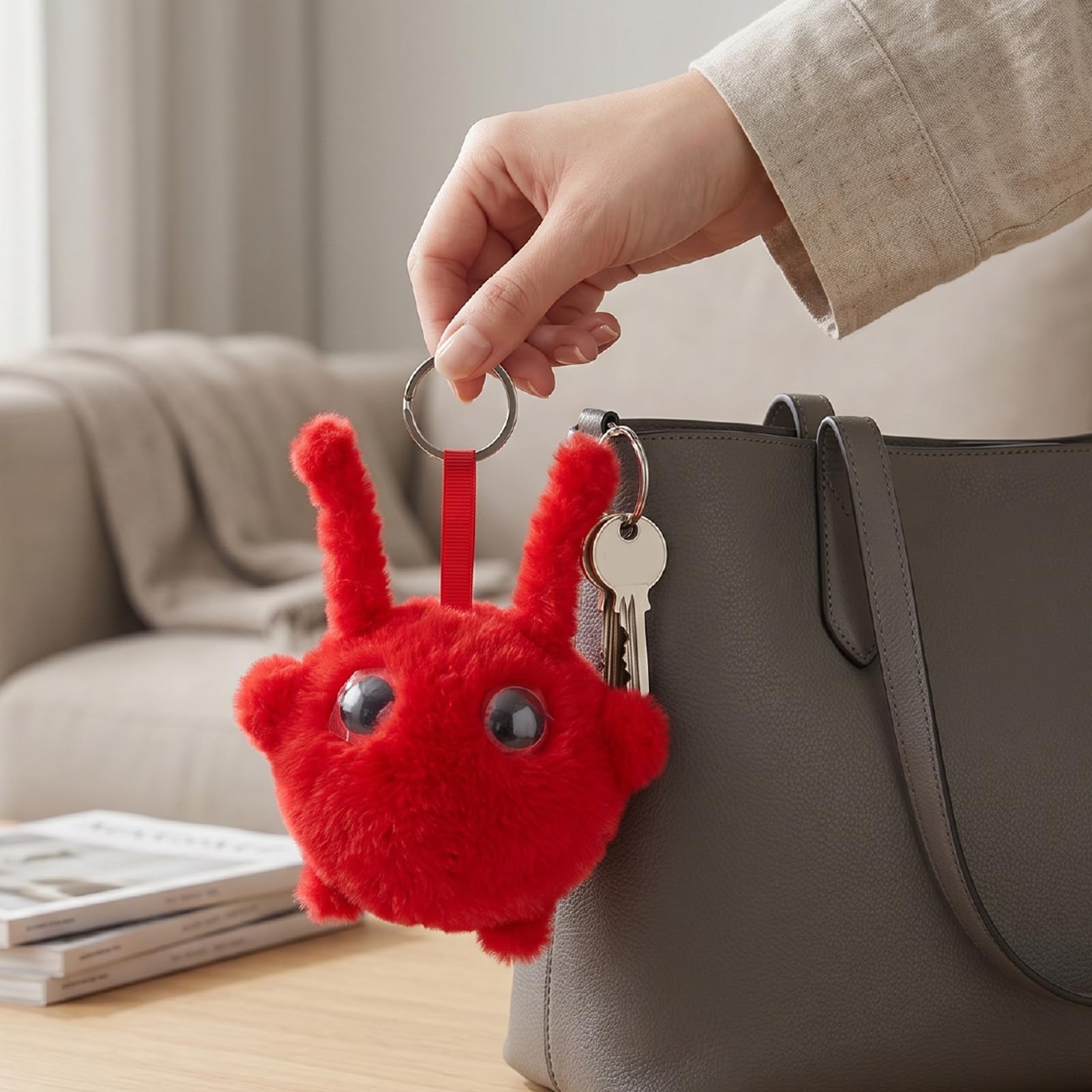 Tangxi Mascota Interactiva de Peluche con IA, Robot Parlante Interactivo Emocional Multilingüe, Compañero de Peluche para el Aprendizaje de Niños, Aplicaciones Compatibles